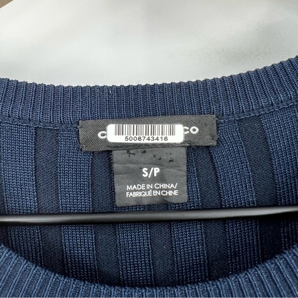 Club Monaco Ribbed Sweater Dress Size S Quiet Luxury Old Money Office Career - Picture 4 of 6